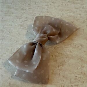 Polka Dot Hair Bow